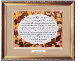 A prayer for husband and wife framed picture