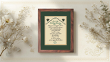 Framed Irish Wedding Marriage Blessing Personalized Framed Keepsake.