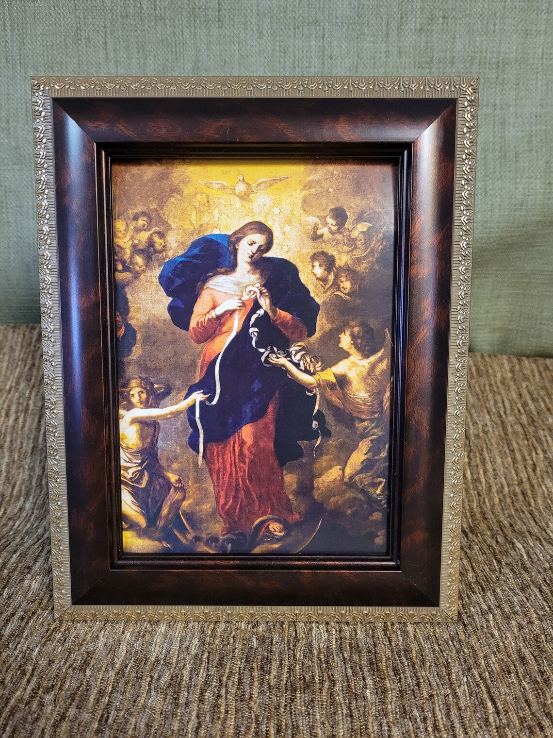 Mary un doer or untier of knots beautiful desktop print framed