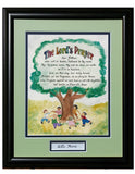 The Lord's Prayer for Children framed picture